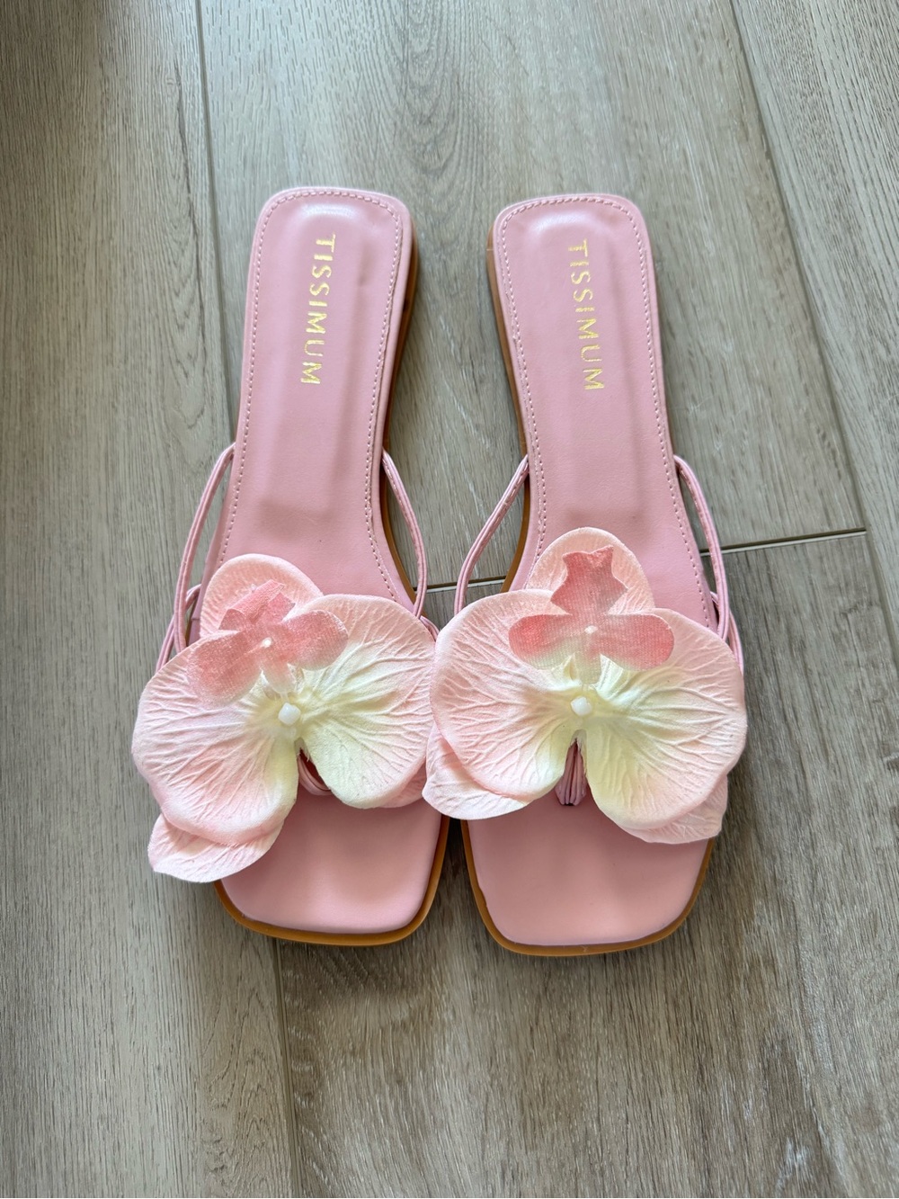 Tissium Pink Orchid Flat Sandal